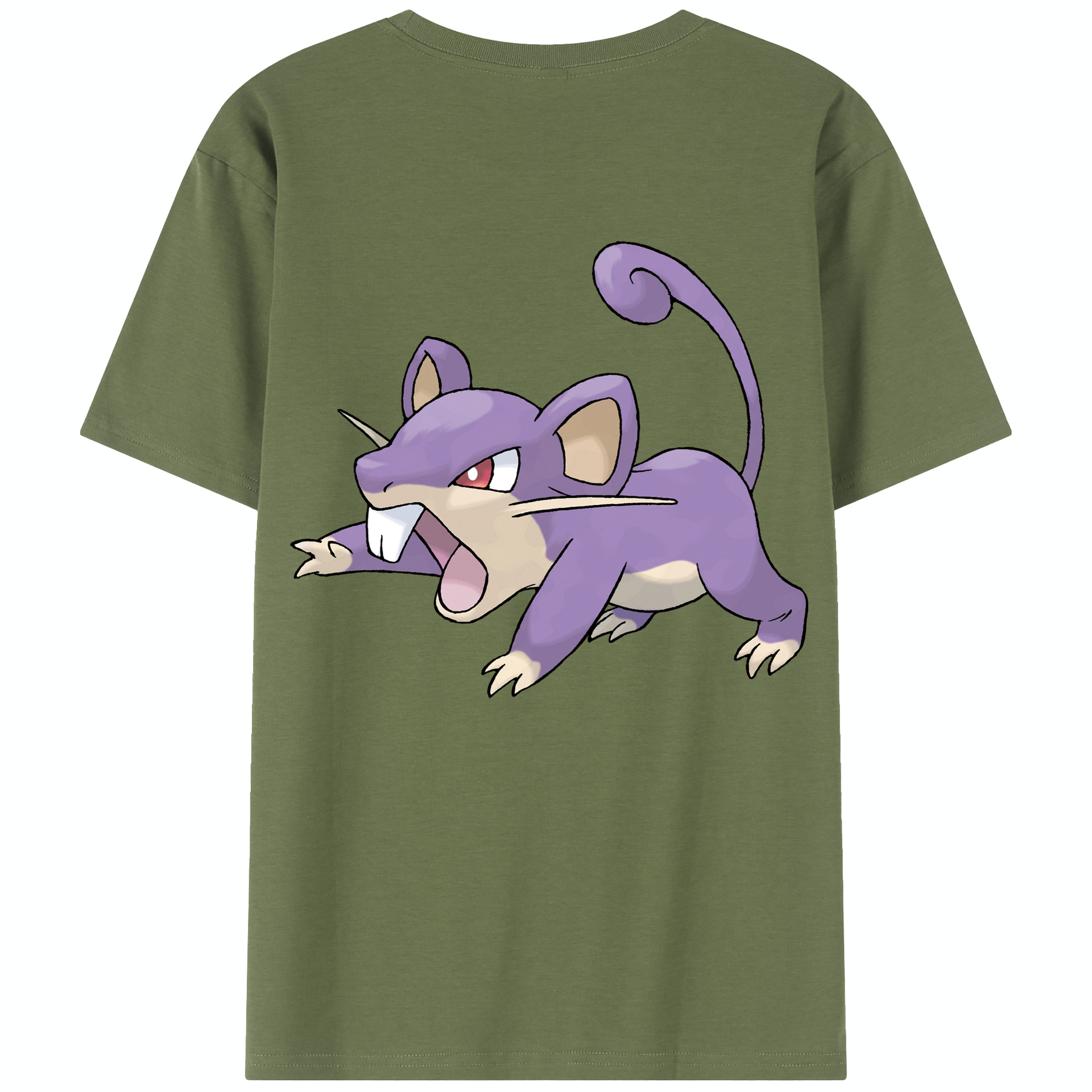 （画像用） ポケットモンスター Pokémon 綿100％半袖Tシャツ（背面プリント）